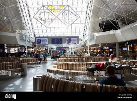 Departures terminal, Keflavik International Airport, Iceland Stock Photo - Alamy