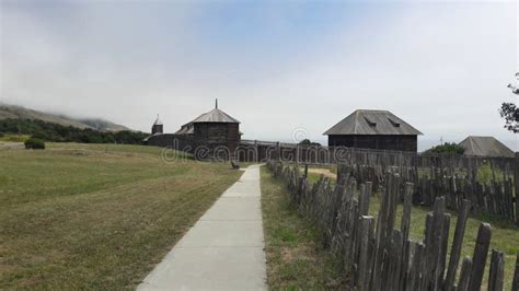 Fort Ross stock photo. Image of fortress, ross, wooden - 150905714