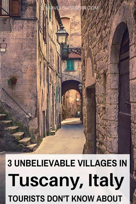 3 Unbelievable Villages in Tuscany Tourists Don't Know About | Italy ...