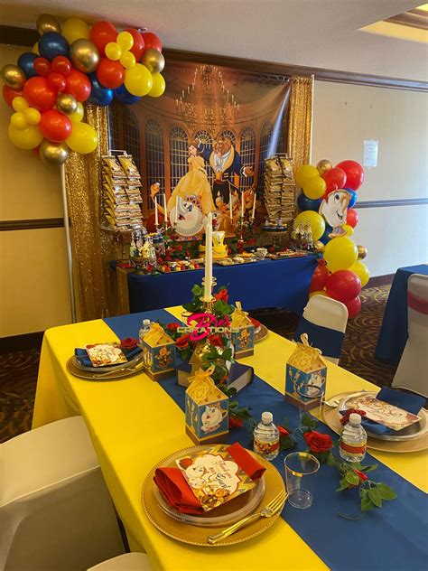 Beauty and The Beast Birthday Party Ideas | Photo 2 of 26 | Catch My Party