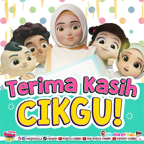 Gambar Kartun Terima Kasih Guru - Cara Membuat Kartu Ucapan Hari Guru Nasional 2021 Yang Mudah ...