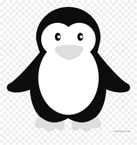 Drawing Penguins Black And White - De Young Museum Clipart (#5440172 ...