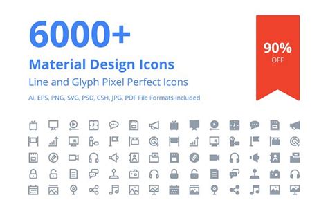 6 Free Material Design Icon Packs - Super Dev Resources