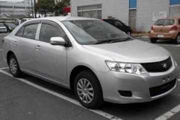 Toyota Allion - Specs of rims, tires, PCD, offset for each year and ...