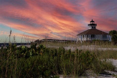 Boca Grande Lighthouse Digital Art by Tom Snow - Fine Art America