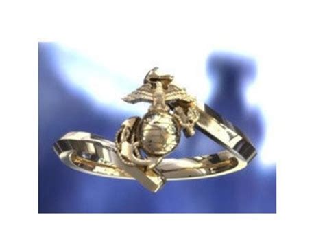 Beautiful Gold Marine Corps Ring for the Ladies - Etsy