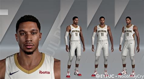 NBA 2K21 Josh Hart Cyberface, Hair and Body Model by NoobmayCry