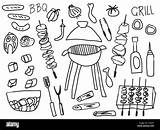 Barbecue Coloring Pages sketch template