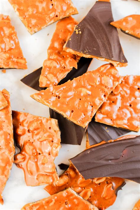 Chocolate Peanut Brittle | What Charlotte Baked