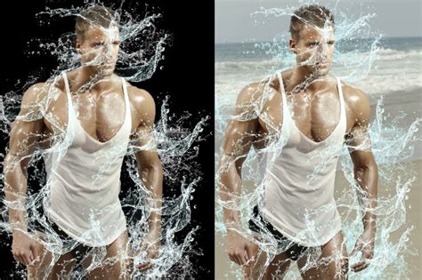 Water Splash Photoshop Action – MasterBundles