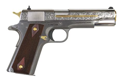 Colt 1911 Heritage .38 Super Full-Size Stainless Pistol with Custom ...