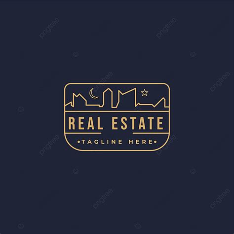 Gambar Logo Gedung Pencakar Langit Real Estat, Abstrak, Agensi, Apartemen PNG dan Vektor dengan ...