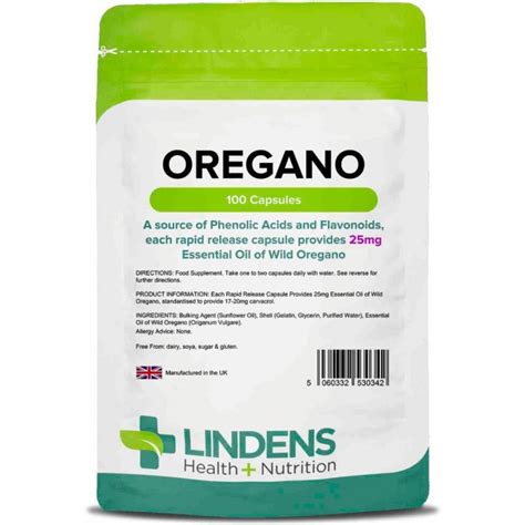 Oregano Oil 25mg Capsules | Zoom Health