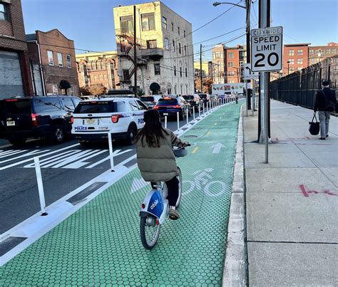 First Protected Bike Lanes Connect Hoboken & Jersey City - City of ...