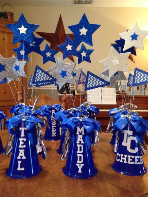 Pin by Nancy Cowan on TCHS projects 2014 & 2015 | Cheer party, Cheer decorations, Cheer banquet