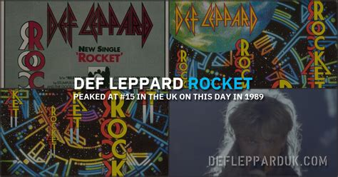 34 Years Ago DEF LEPPARD's ROCKET Single At Number 15 In UK