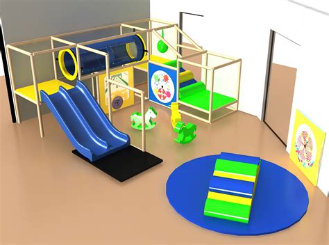 Buy Indoor Playground Equipment GPS444 -(Indoor Playsystem Size) 7 ft ...