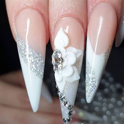 40+ Beautiful Wedding Nail Designs For Modern Brides - The Glossychic ...