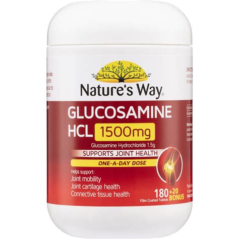 Nature's Way Glucosamine Tablets 1500mg 180 Pack | Woolworths