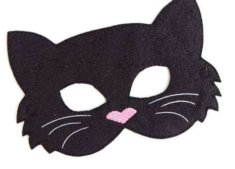 mask cat - Hledat Googlem | Animal masks, Black cat costumes, Mask for kids