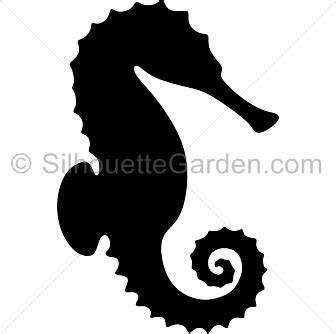 Seahorse Silhouette - Free Clip Art, Printable, and Vector Downloads