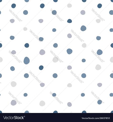 Simple polka dot seamless pattern scandinavian Vector Image