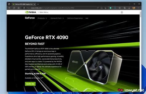 NVIDIA GeForce RTX 40 Series Price In Malaysia To Start From RM4,730 ...