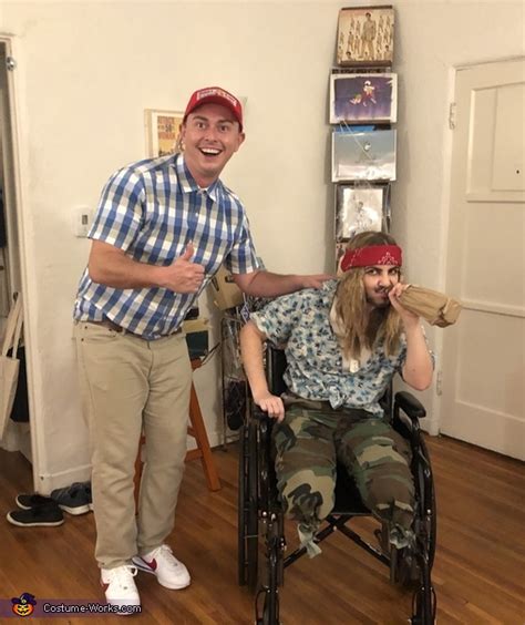 Forrest Gump & Lieutenant Dan Couple Costume | No-Sew DIY Costumes