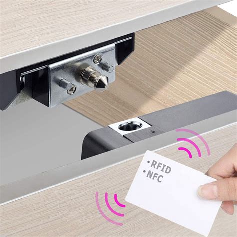 RFID Electronic Cabinet Lock, Smart NFC Drawer Locks, Hidden DIY Card Lock for Wooden Cabinet ...