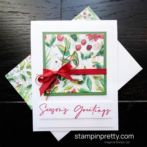 A Simple Card with the Joy of Christmas Designer Series Paper!