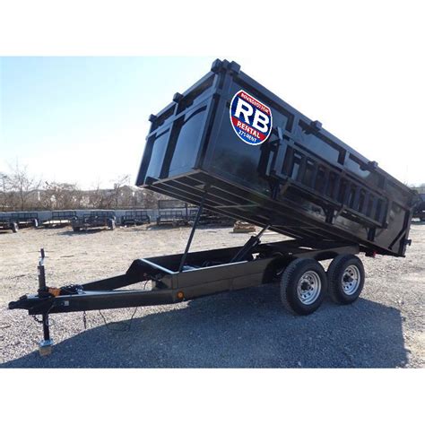 DUMP TRAILER, HYDRAULIC 7' x 12' - Round Bottom Rental