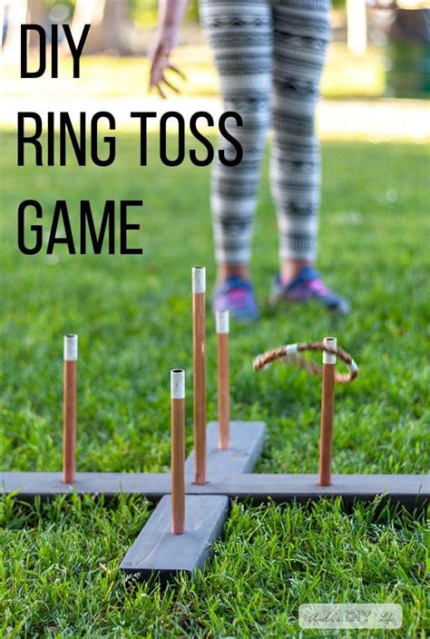 DIY Ring Toss Game - How To Make A Collapsible, Easy To Store Version | Ring toss game, Diy ...