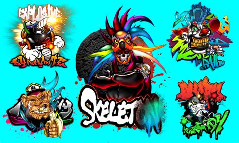 Draw your graffiti logo, mascot or character by Jfrico | Fiverr