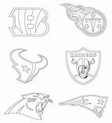 Nfl Logo Coloring Pages Large sketch template