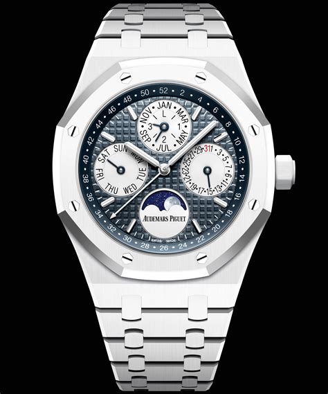 Audemars Piguet Royal Oak Perpetual Calendar White Ceramic Watch | aBlogtoWatch