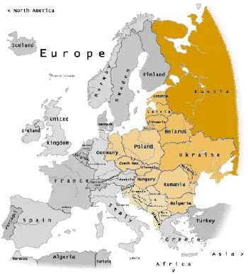 Northern Eastern Europe Map - Aloise Marcella