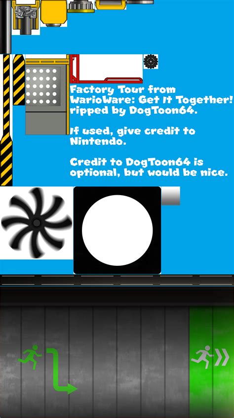Nintendo Switch - WarioWare: Get It Together! - Factory Tour - The Spriters Resource