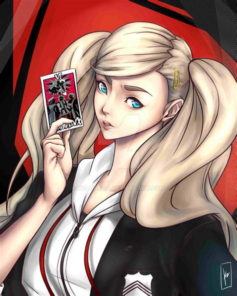 PERSONA 5 ARCANA CARD : L'Amoureux (the lovers) by KZarraga on DeviantArt