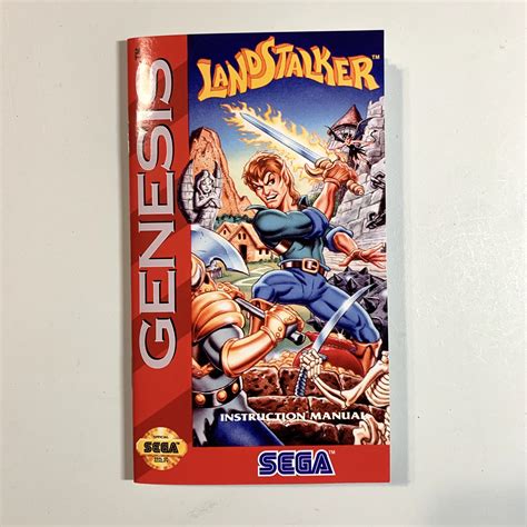 Landstalker Sega Genesis Custom/reproduction Manual - Etsy