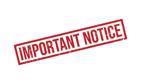 Important Notice Clipart