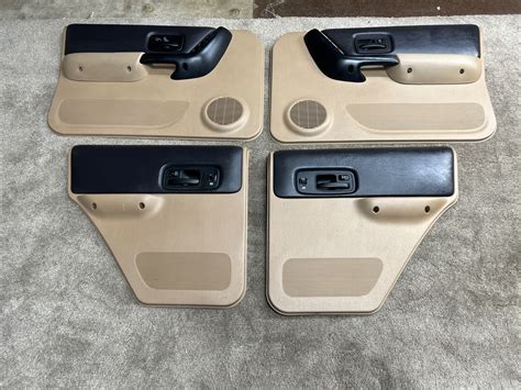 97-01 Jeep Cherokee XJ Sport Classic Set Of (4) Power Door Panels OEM Camel | eBay