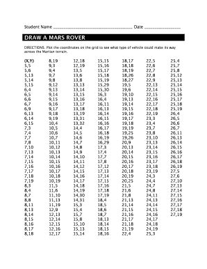 Fillable Online DRAW A MARS ROVER - Challenger Learning Center Fax ...