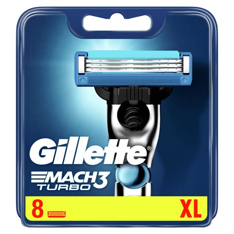 Gillette Mach3 Turbo Scheermesjes 8 stuks 8 EA | Etos