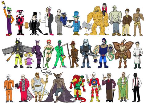 Batman Villains by Blank-mange on DeviantArt