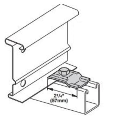 Eaton B-Line 9A-1205 :: Cable Tray Clamp/Guide, Length: 2-1/4", 1/2 ...