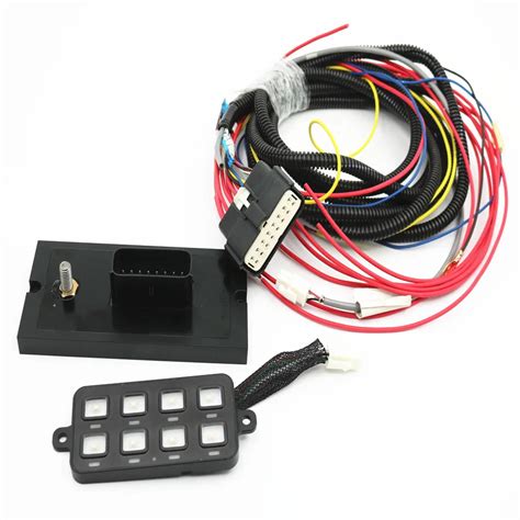 12v 24v Rocker Switch Panel With Led Voltage Meter For Car Marine Boat ...