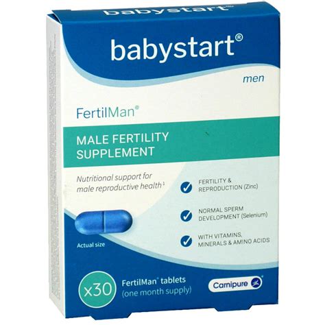 Babystart FertilMan Fertility Vitamins for Men | Zoom Health