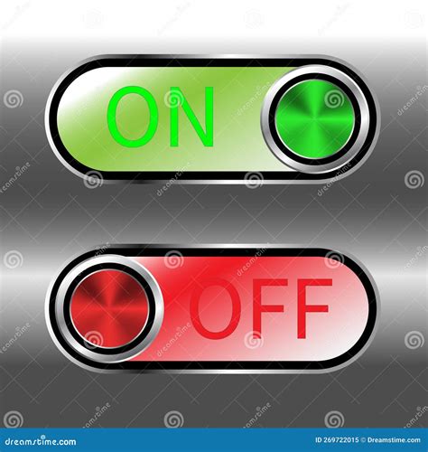 On Off Icon. Switch Button Enable Shutdown, Shut On Off, Disconnect, Vector Set Icons Switch ...