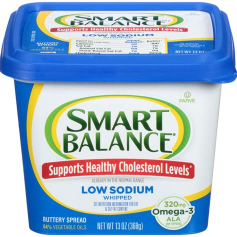 Smart Balance Vegan Plant Butter Low Sodium Buttery Spread, 13 oz. | Margarine & Butter ...