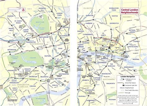 Map Of London Neighborhoods And Attractions ~ AFP CV